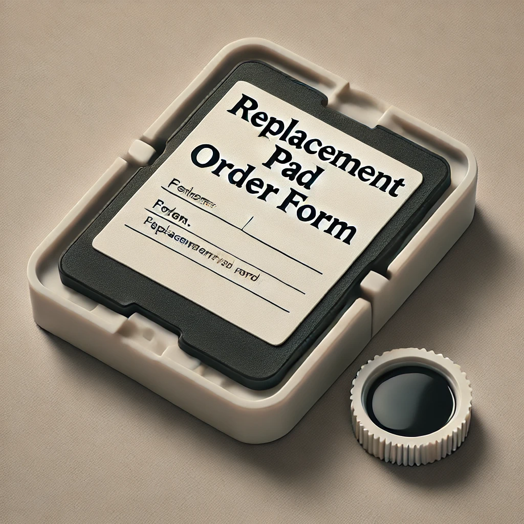 Replacement Pad Order Form